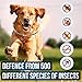 Pet Collar Pest Control Collars with Essential Oil Prevention for Dogs and Puppies with Natural Extracts 8 Month Protection Dog Treatment 25 inches One Size Fits All
