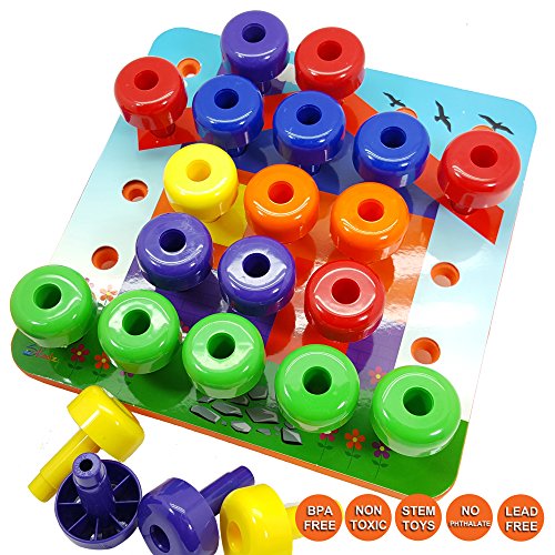 3 Pegboard+Creative+Art+Toddler+Toys
