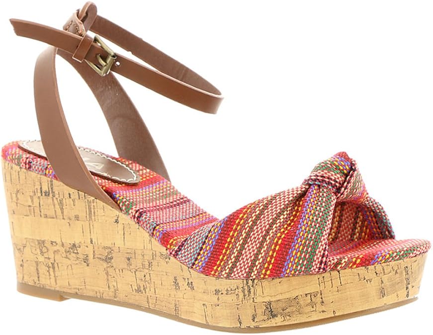 mia strappy wedge sandal