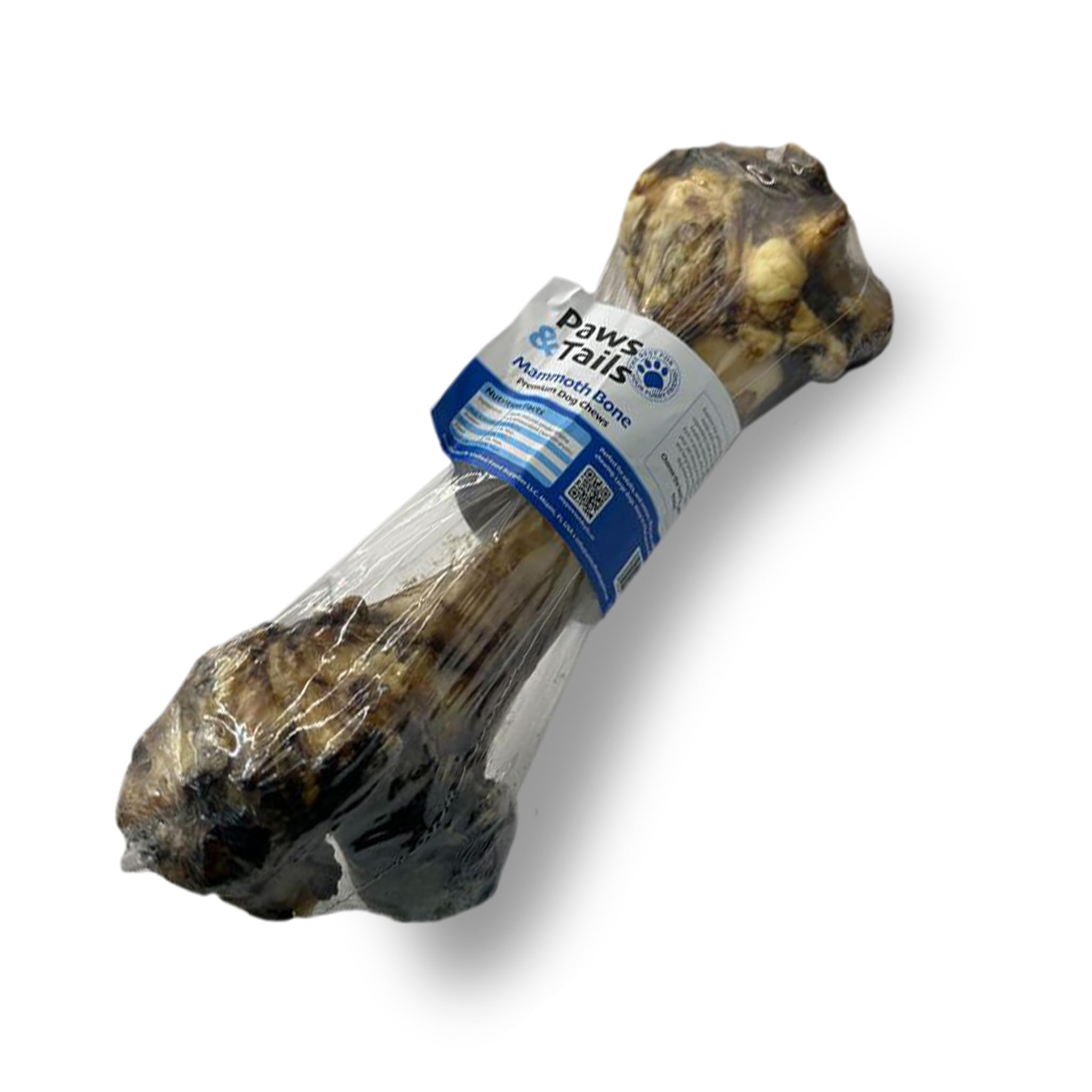Photo 1 of PAWS&TAILS Mammoth Bone for Large Dogs - Heavy-Duty Aggressive Chewers Beef Dog Treat, 100% Digestible, Odor-Free, Dental Health, High Protein, Non-GMO, Grain-Free, Mental Stimulation, Stress Relief