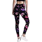 Halloween Leggings for Women 2024 Pumpkin Ghost Skull Printed High Waist Womens Leggings Stretchy Yoga Pants