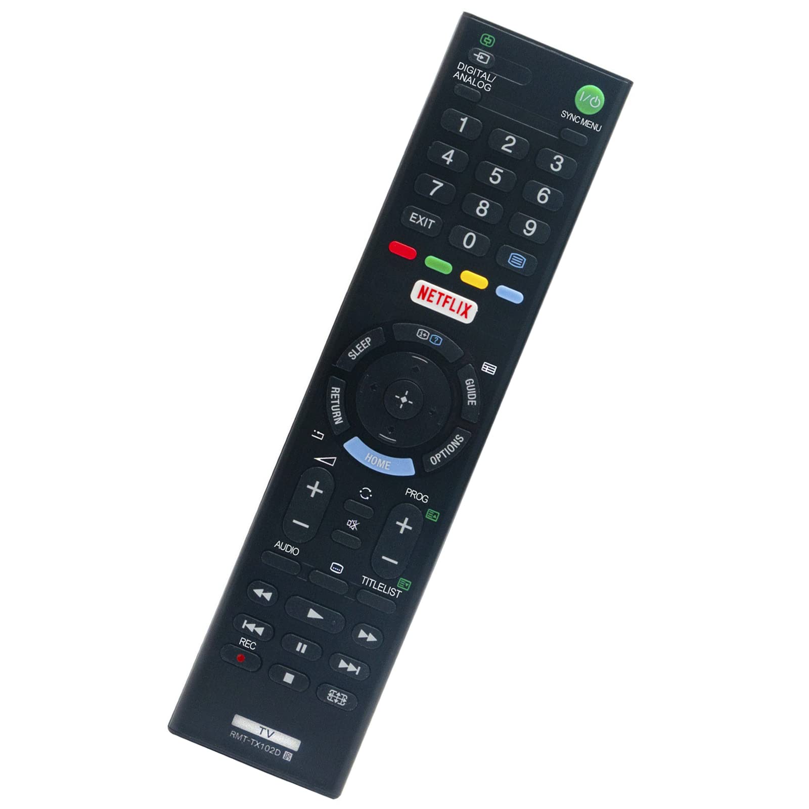RMT-TX102D Replacement Remote Control Fit for Sony Bravia TV KDL-40WD650 KDL-40WD653 KDL-40WD655 KDL-43WD750 KDL-43WD751 KDL-43WD752 KDL-43WD753 KDL-43WD754 KDL-43WD755 KDL-43WD756