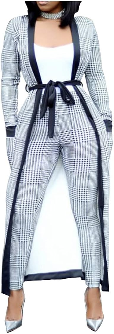 plaid skinny pants outfit