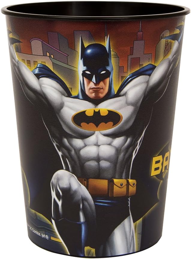 Package of 12 Batman Plastic Cups, 16oz, Tablecovers Amazon Canada