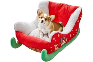 Dog Sofa Bed - 68x38x28cm Orthopedic Pet Couch with Soft Washable Cover, Elevated Bolster Sofa for Small Medium Large Dogs Ca