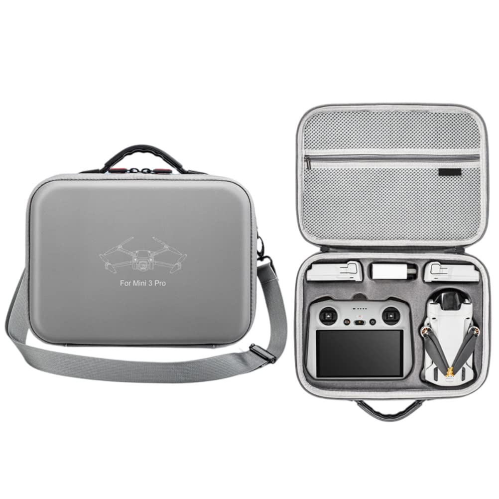 Mini 3 Pro Storage Case, Portable Carry Case Compatible with DJI Mini 3 Pro & RC, Shock-Absorbing Liner Drone Protection Bag with Handle, Mini 3 Pro Drone Accessories