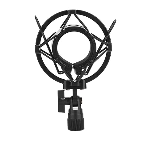 VBESTLIFE Mikrofonhalter,Anti Shock Mikrofon Unterstützung,Mikrofon Clip Halter universelle Fixierung für Studio-, Sprach- un