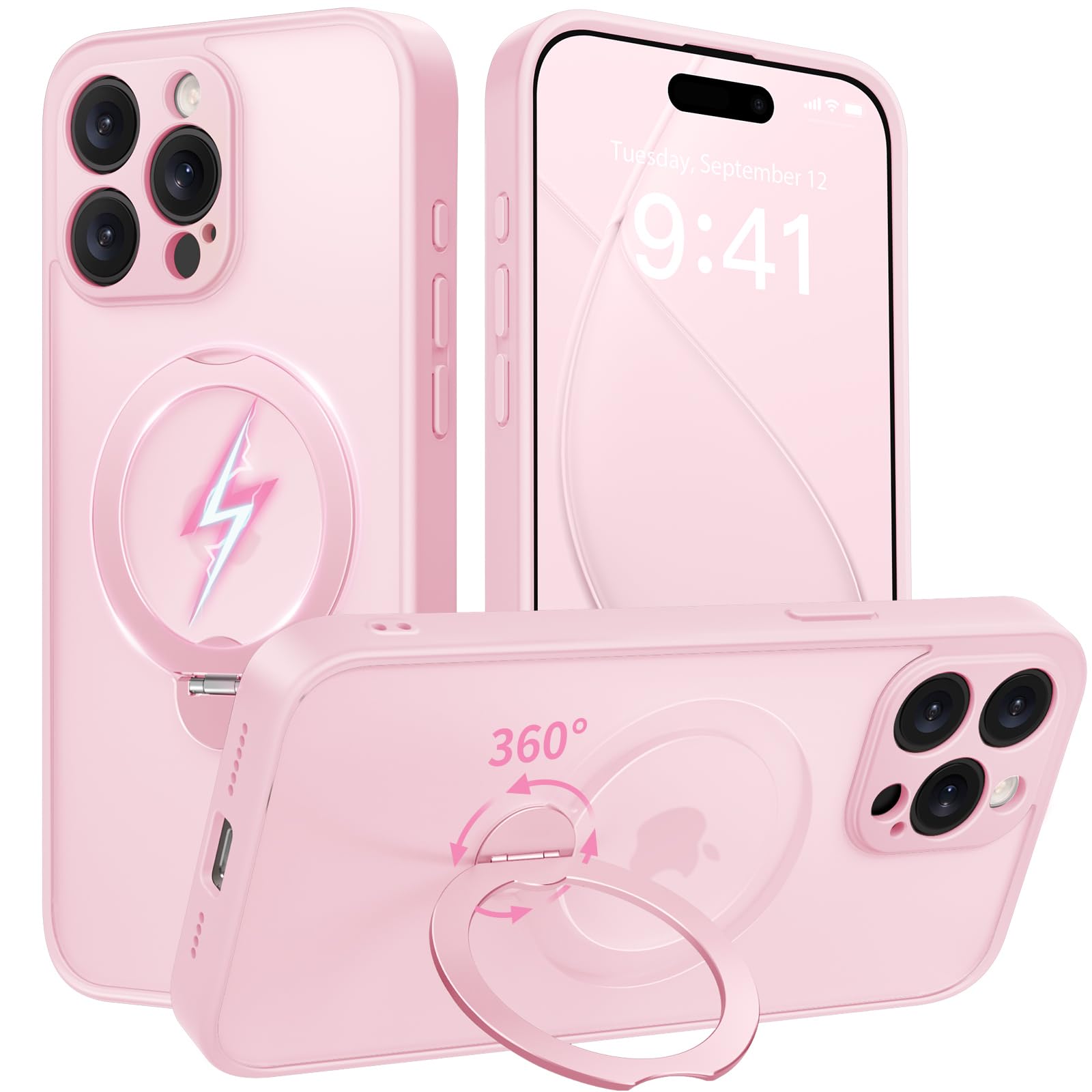 GolbinBox 360° Spin Magnetic Stand for iPhone 15