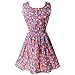 2014 Fashion Summer Pleated Knee-length Reversible Skater Sun Dress for Women