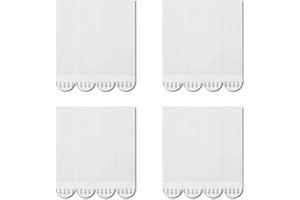 JELLYSUB 40 Pieces Large Refill Strips, Double Sided Adhesive Strips Damage Free, Water-Resistant Replacement Hanging Strips for Indoor Hooks Caddies (Large)