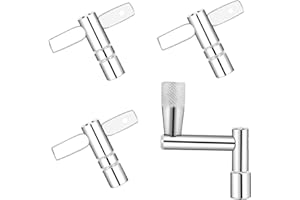 BIGBILLION Drum Keys 4Pcs Drum Key Set 3 Pack Drum Tuner Universal Drum Tuning Key with Continuous Motion Speed Key Universal Drum Key