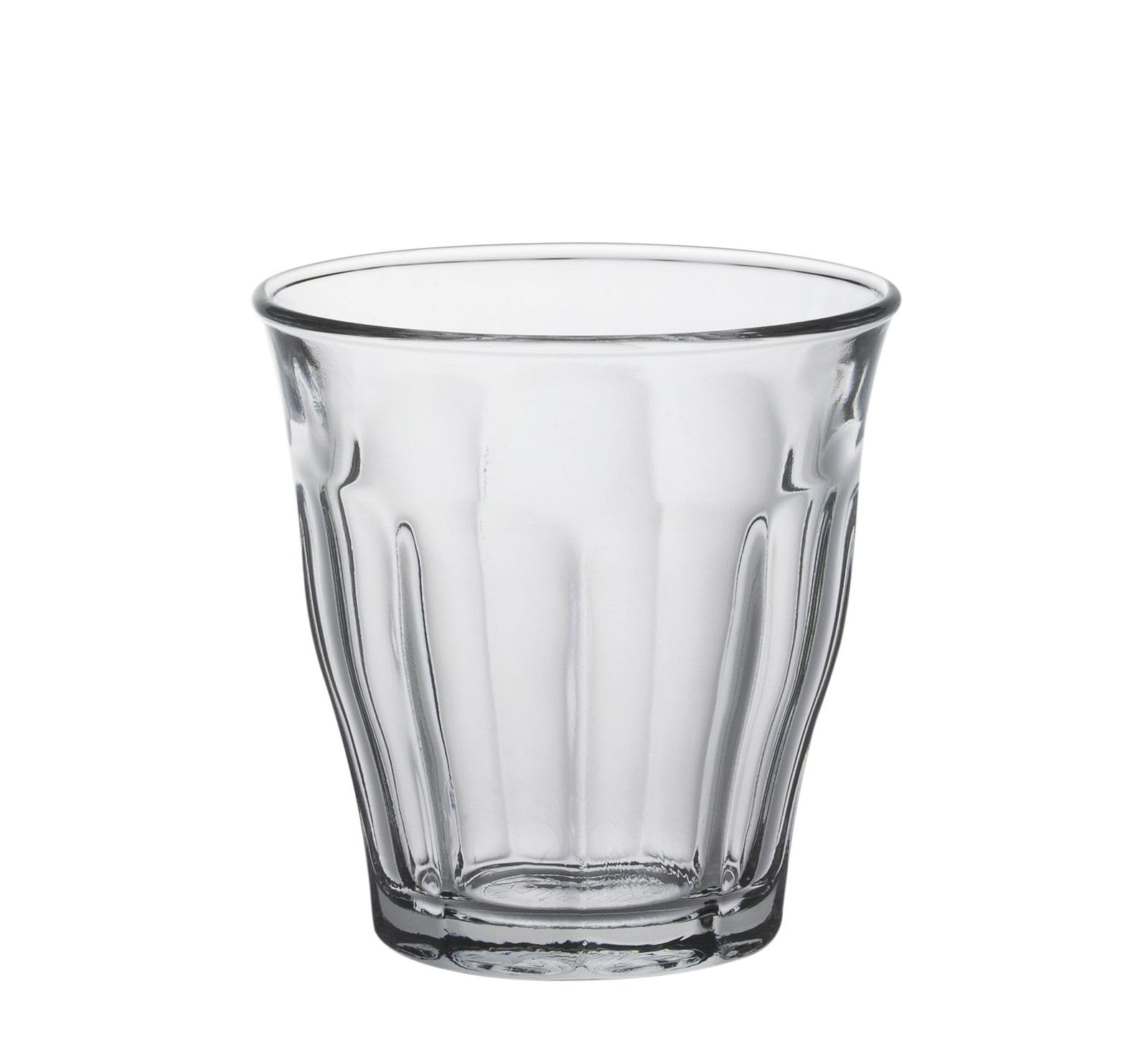 Duralex 1023AB06/6 Picardie Shot Glass without filling mark, 90ml, Pack of 6