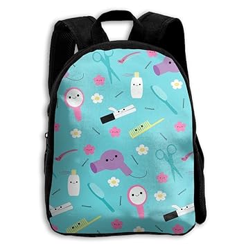 Amazon Com Happy Hair Stylist Friends Kids Backpack Student