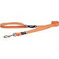 Reflective Dog Leash for Extra Large Dogs, 1" wide, 6' long, Orange