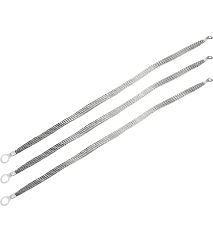 Sangles De Mise à La Terre En Cuivre Pour Moteur - 2 Pièces - Universelles Pour Voiture, Amélioration Des Performances Électriques - 6