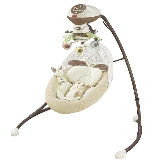Fisher Price Snugabunny Cradle N Swing With Smart Swing Technology By Fisher Price Amazon De Baby