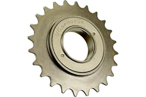 VG SPORTS Single Speed Bike Freewheel, 16T/18T/20T/22T/24T Compatible with 1/2'' x 1/8'' Bicycle Freewheel Threaded Type Freehub Replacement Parts