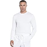 Cherokee Scrubs Men’s Long Sleeve Underscrub Knit Tee,Crew Neck, Stretch Durable Layering Shirt for Medical Uniforms - WW700