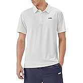 K-Swiss Men's Heritage Classic Polo, Unshrink Collar Golf Shirt Top for Men, Short Sleeve Casual Golf & Tennis Shirt