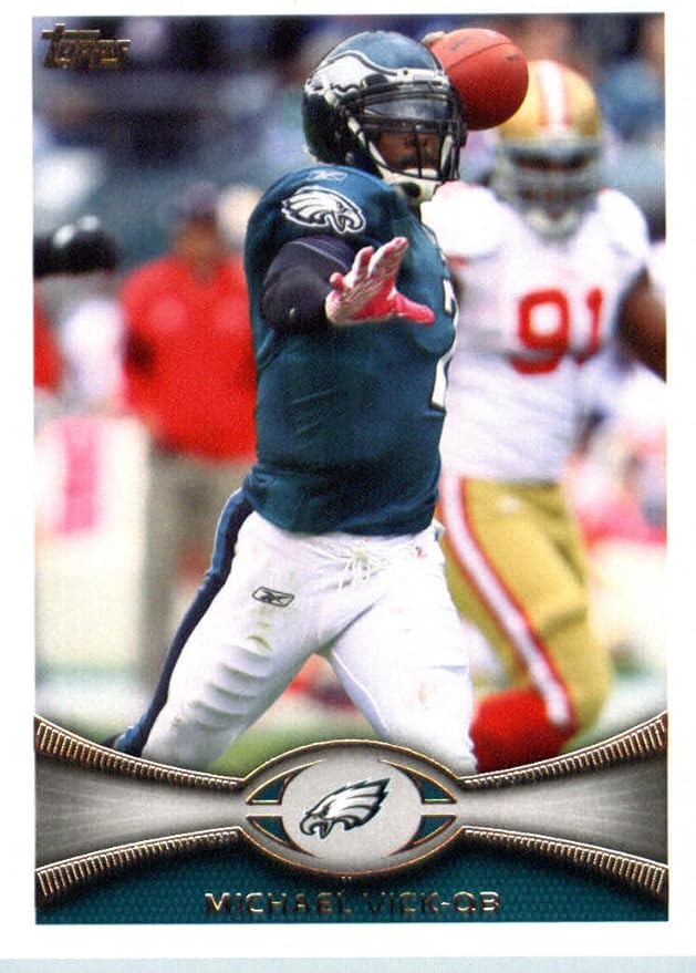 2012 Topps Football Card 330 Michael Vick Philadelphia