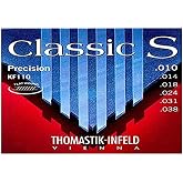 Thomastik-Infeld KF110 Classical Guitar Strings: Classic S Series Rope Core Set with Chrome Steel E, B, G, D, A, Plain Steel e