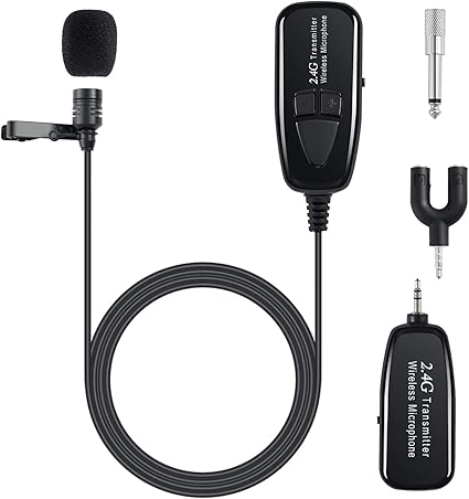 lapel microphone and speaker system