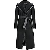 T Tahari Women's Elaine Boiled Combo Wool Coat