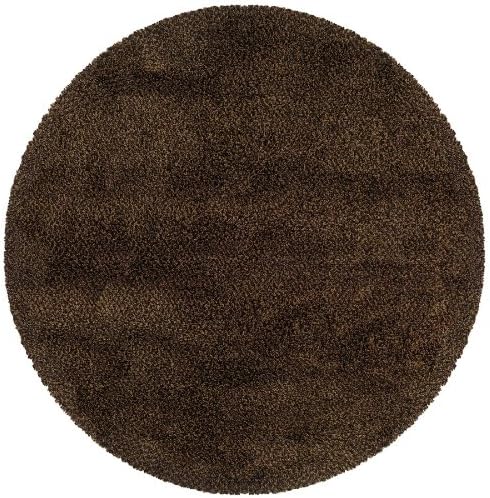 Contemporary 6' Round Area Rug in Bronze color from Studio Collection