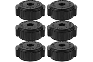 Wakauto 6pcs Plastic Cymbal Nut Quick Release Clamp for Drum Stand Parts Fixing Buckle for Drummers Cymbal s