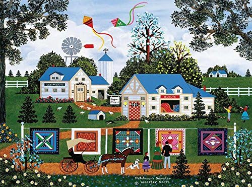 Ceaco Jane Wooster Scott Patchwork Sampler Puzzle