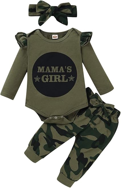 camouflage infant girl clothing