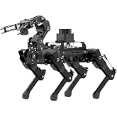 PuppyPi Robot Dog with ChatGPT Large AI Models AI Embodied Intelligence ROS Robotic Dog Vision Scene Voice Understanding SLAM Mapping Navigation Bionic Quadruped Robot, Ultimate Kit &amp; RaspberryPi5 8GB