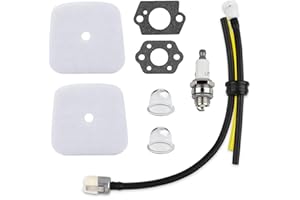 HPENP (Pack of 2) Repower Tune-Up Kit Air Filter for Mantis Tiller/Cultivator 7222 7222E 7222M 7225 7230 7240 7920 7924 Primer Bulb