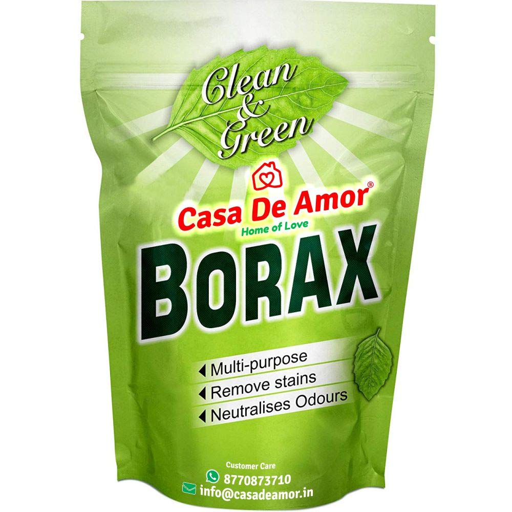 Casa De Amor Borax Powder 100 Pure With Whitening Cleaning Power And For Kids Crystals Slime 900 Gm White Amazon In Home Improvement