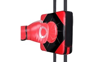 Boxing Wall Mat - Wall Focus Target Foam Boxing Fighter Fitness Wall Punch Bag - Home Sports Shield Block Pad PU Leather Elas