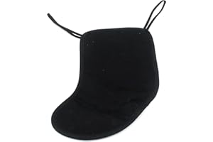 FarBoat 1 Pcs Violin Chinrest Pad 1/2 1/4 Cotton Chin Rest Cover Violin Shoulder to Practice, Black （Style2)