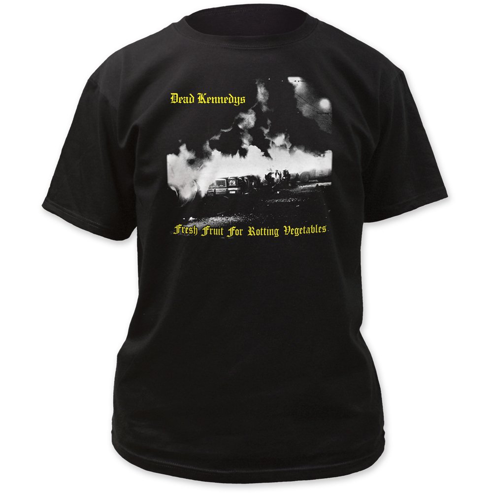 ImpactDead Kennedys Fresh Fruit for Rotting Vegatables Print Men's Cotton Shirt
