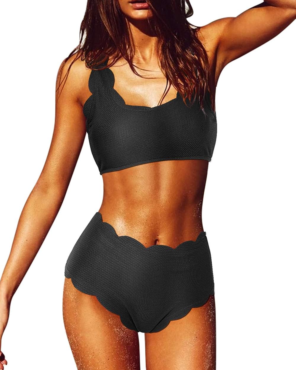 cheap cute high waisted swimsuits