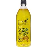 Daana Peanut Oil: CERTIFIED USDA ORGANIC, EXTRA VIRGIN, COLD PRESSED (34 Fl oz)