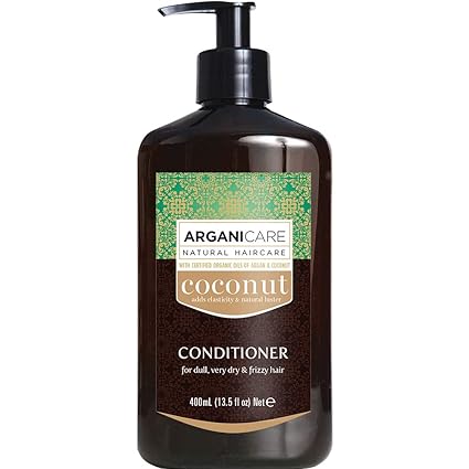 Arganicare Coconut Hydrating Conditioner with Certified Organic Argan and Coconut Oil