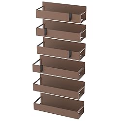 HuggieGems 6 Pack Magnetic Spice Storage Rack
