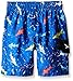 Maui & Sons Boys' Blue Swim Trunk With All Over Shark Prints