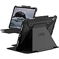 URBAN ARMOR GEAR UAG Designed for iPad Air 11" Case (6th/7th Gen 2024-2025) M3 A3266 A3267 - Rugged Auto Sleep/Wake Folio Cover w/Pencil Holder & Multi-Angle Adjustable Stand, Metropolis SE Black