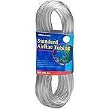Penn Plax Airline Tubing for Aquariums –Clear and Flexible Resists Kinking, 25 Feet Standard