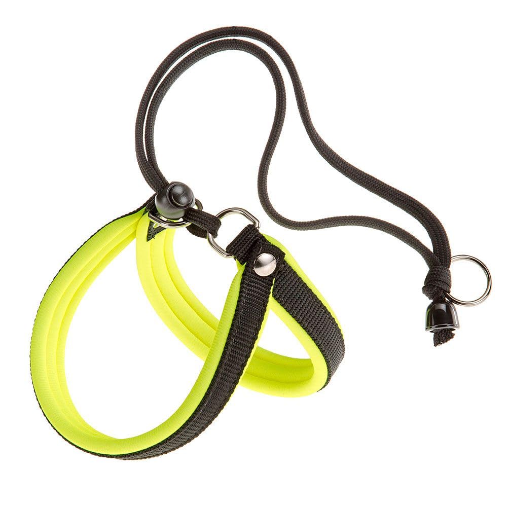 Ferplast Harness for Small Dogs AGILA FLUO 2 Dog Harness with Soft Padding, Quick and Simple Drawstring Closure System, Chest Size 32-50 cm. Yellow