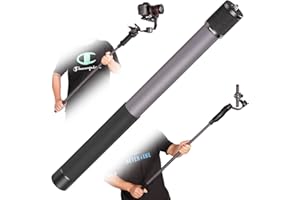 ZELNOOX Gimbal Extension Pole,Lightweight and Strong 3 Section Camera Extension Pole Universal Compatible with Digtital Camera iPhone Smartphone Gimbal Stabilizer Camera Pole