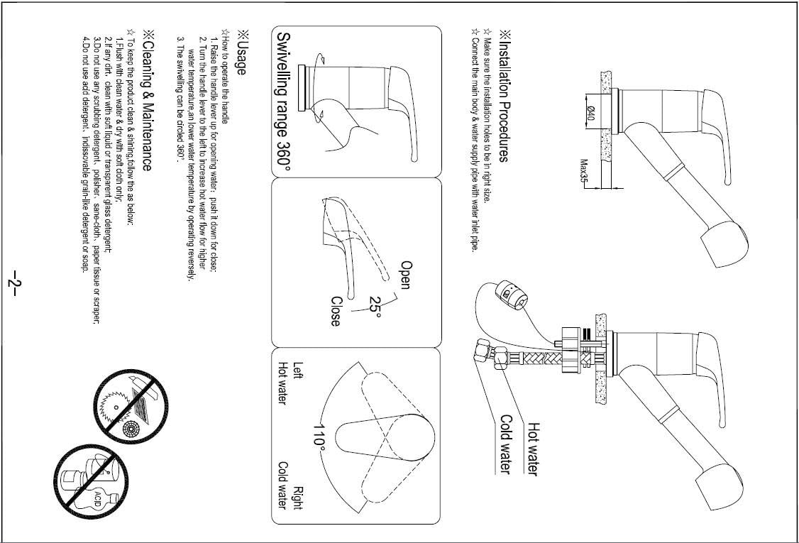 Single Lever Pull Out Spout Monobloc Kitchen Mixer Tap (56m04) - Image 5