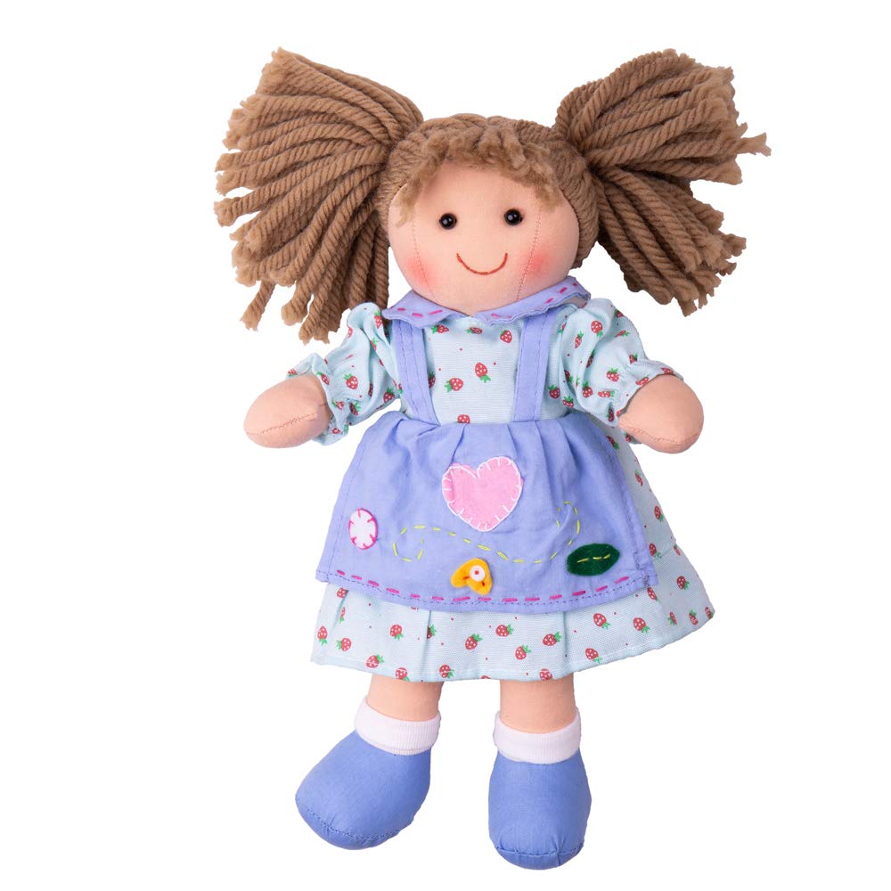 Bigjigs Toys Grace Rag Doll (Small) - 25cm Super Soft Doll for 1 Year Old, Ideal First for Babies & Toddlers — image 1