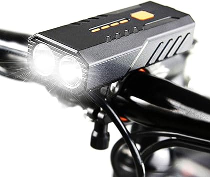 Amazon 自転車 ライト 大容量6000mah Usb充電式 Ledヘッドライト 高輝度ipx5防水 6つ調光モード 自転車用ledライト 懐中電灯 ロードバイクライト 工具不要 山登り 夜釣 防災 停電対応 地震対応 日本語説明書付き Xic ヘッドライト