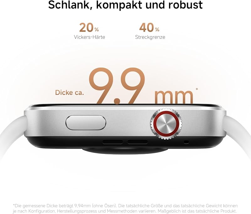 Redmi Watch 6, Smartwatch Damen, 24 Tage Akku, Schwarz